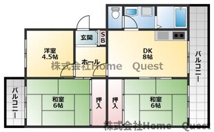 セピアコート山本の物件間取画像